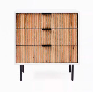 Cómoda organizador Amber 3 cajones Blanco