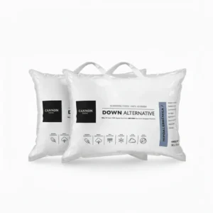 Almohada Canon Down Alternative - Ultra Suave e Hipoalergénica (Pack 2)