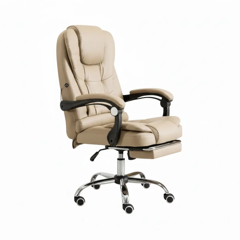 Silla Rey de escritorio Beige con fusion masajeadora 1 1