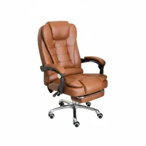 Silla Rey de escritorio Café con fusion masajeadora