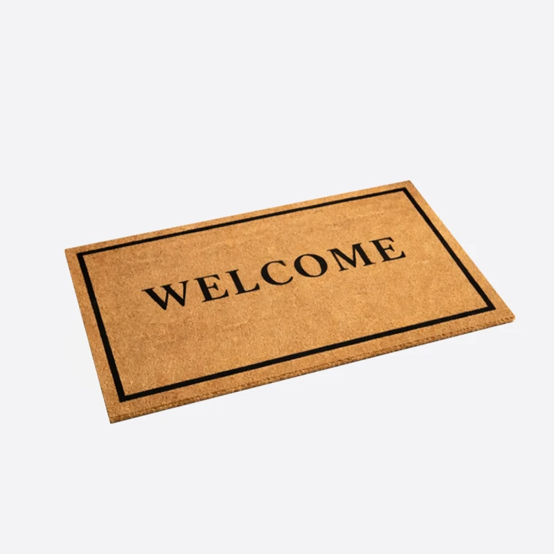 Limpia Pies Fibra De Coco 45x75 Cm Antideslizante Welcome 1