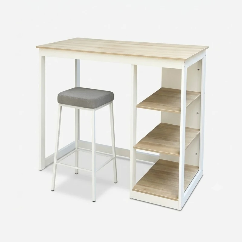 Mesa Bar Minimalista Confort de 105Cm Organizador y Escritorio 1