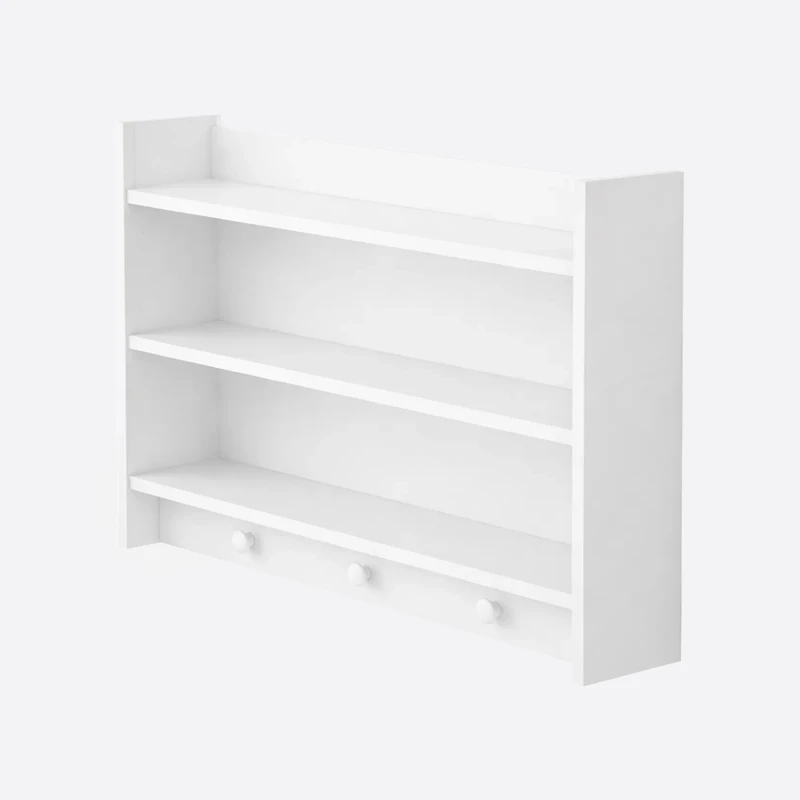 Organizador Infantil Blanco 3 Niveles Para Libros Y Juguetes 1